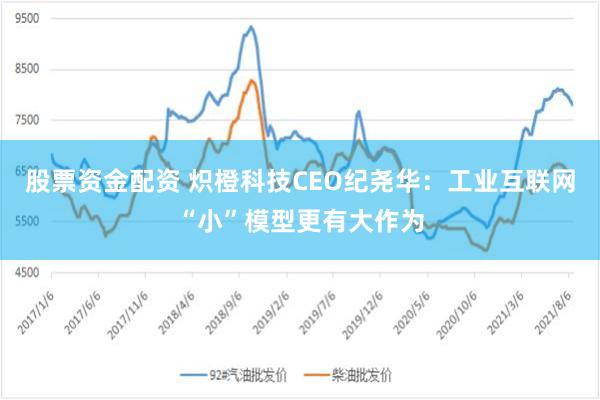 股票资金配资 炽橙科技CEO纪尧华：工业互联网“小”模型更有大作为