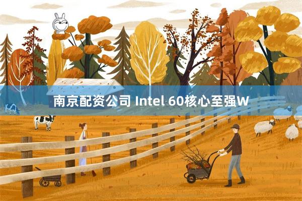 南京配资公司 Intel 60核心至强W