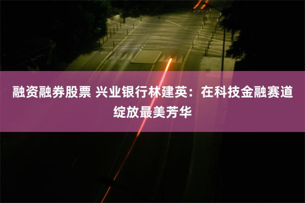 融资融券股票 兴业银行林建英：在科技金融赛道绽放最美芳华